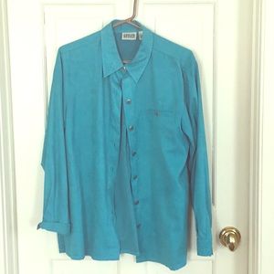 Chico’s suede-like shirt